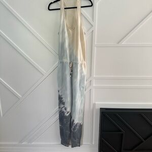 Young Fabulous & Broke Ombre Jumpsuit in Cream and Gray